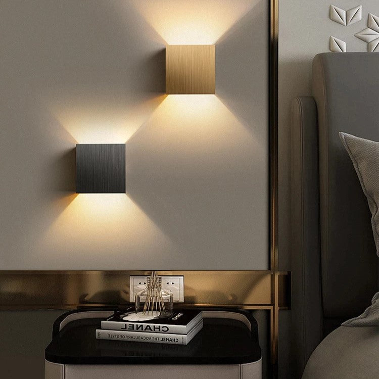 Applique LED en aluminium et acrylique, 6 W