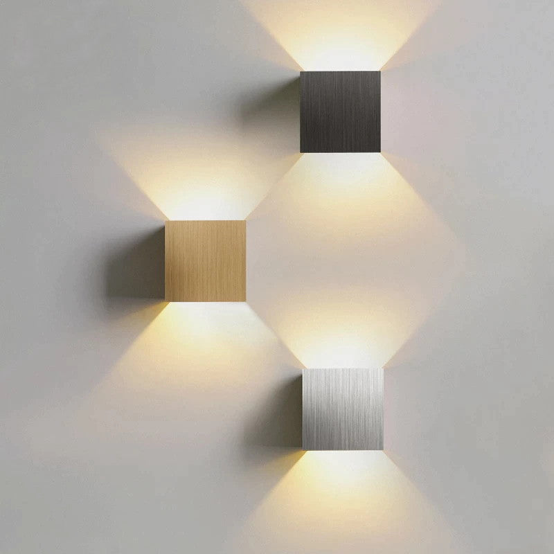 Applique LED en aluminium et acrylique, 6 W