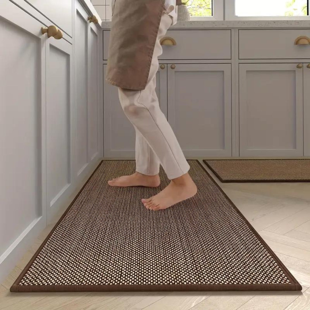 Tapis de cuisine rembourré à dessous texturé