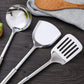 Lot de cinq ustensiles de cuisine à manches ergonomiques