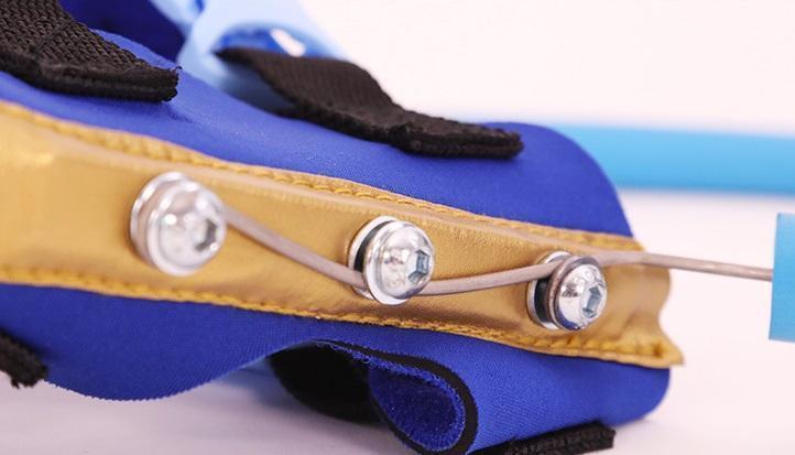 Harnais avec arceau de guidage pour chien malvoyant
