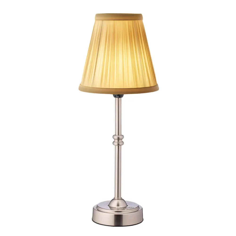Lampe de table LED sans fil avec abat-jour textile – image 7
