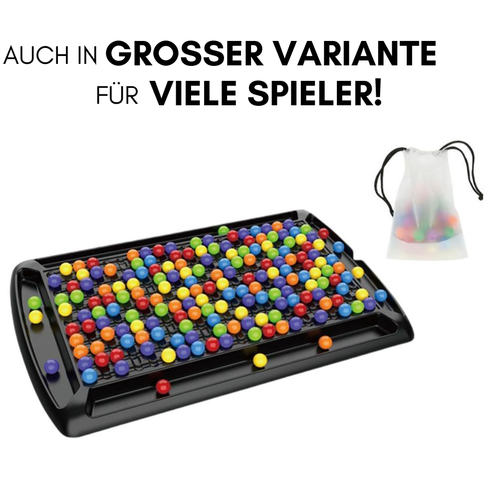 Jeu de plateau avec billes colorées – 80 à 196 billes