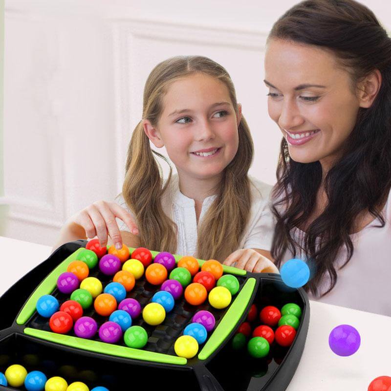 Jeu de plateau avec billes colorées – 80 à 196 billes