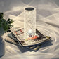Lampe décorative à facettes LED et télécommande, seize couleurs
