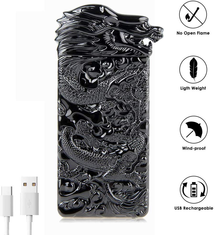 Briquet à arc électrique rechargeable USB