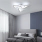 Plafonnier LED floral noir à 3 lumières – image 6