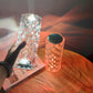 Lampe décorative à facettes LED et télécommande, seize couleurs