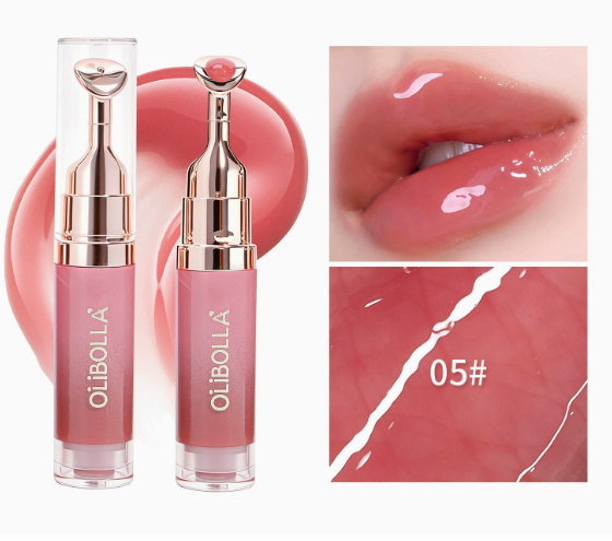 Gloss hydratant pour les lèvres – Embout métallique et fini miroir – Lot de 2