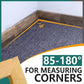 Outil de mesure d’angle 2-en-1 pour coupe d’onglet – image 15