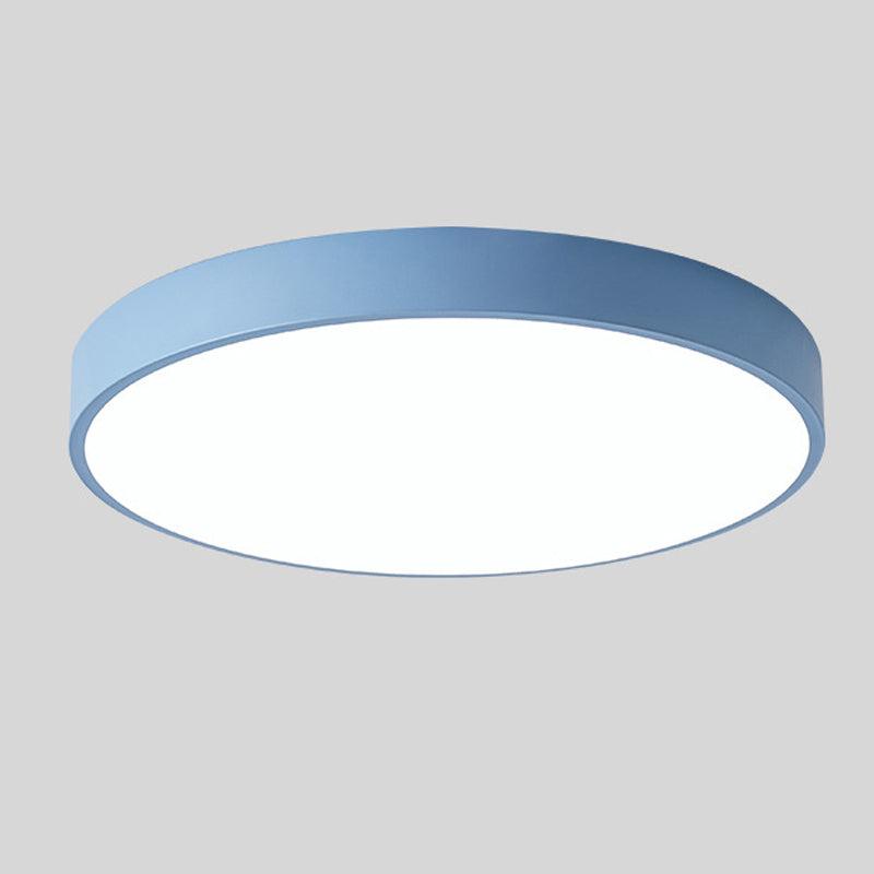 Plafonnier rond fin à trois teintes lumineuses