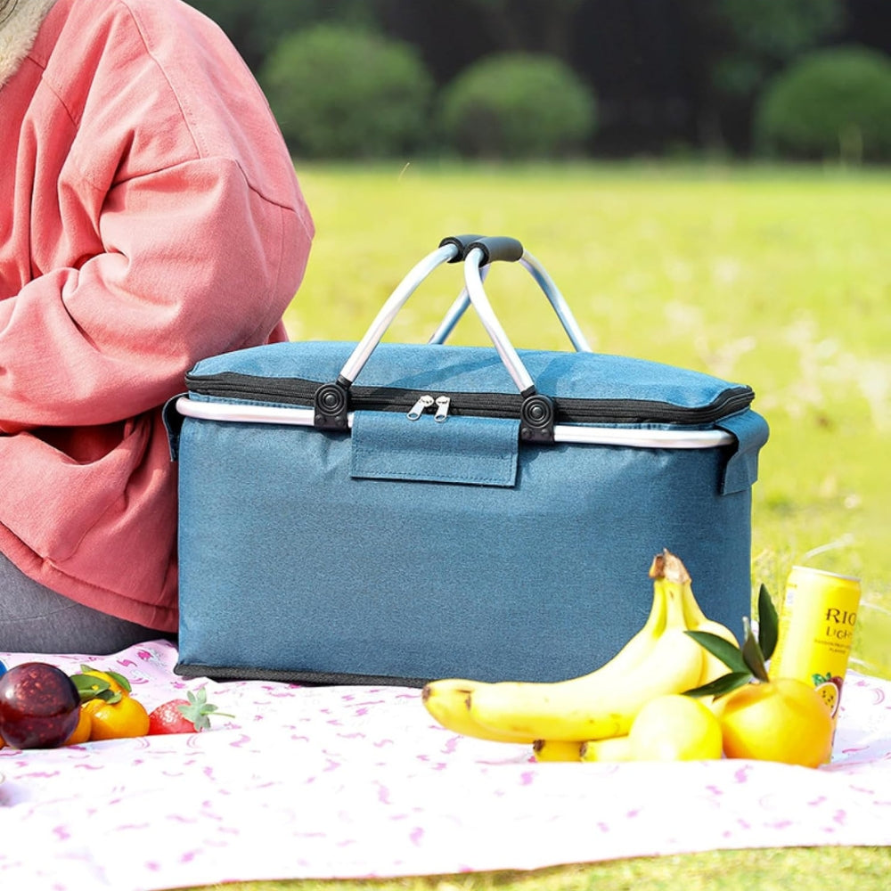 Panier de pique-nique isotherme pliable, 18 litres