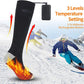 Chaussettes chauffantes rechargeables pour adulte