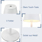 Lampe de table rechargeable à commande tactile et source à DEL