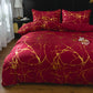Parure de lit en tissu tissé, plusieurs motifs