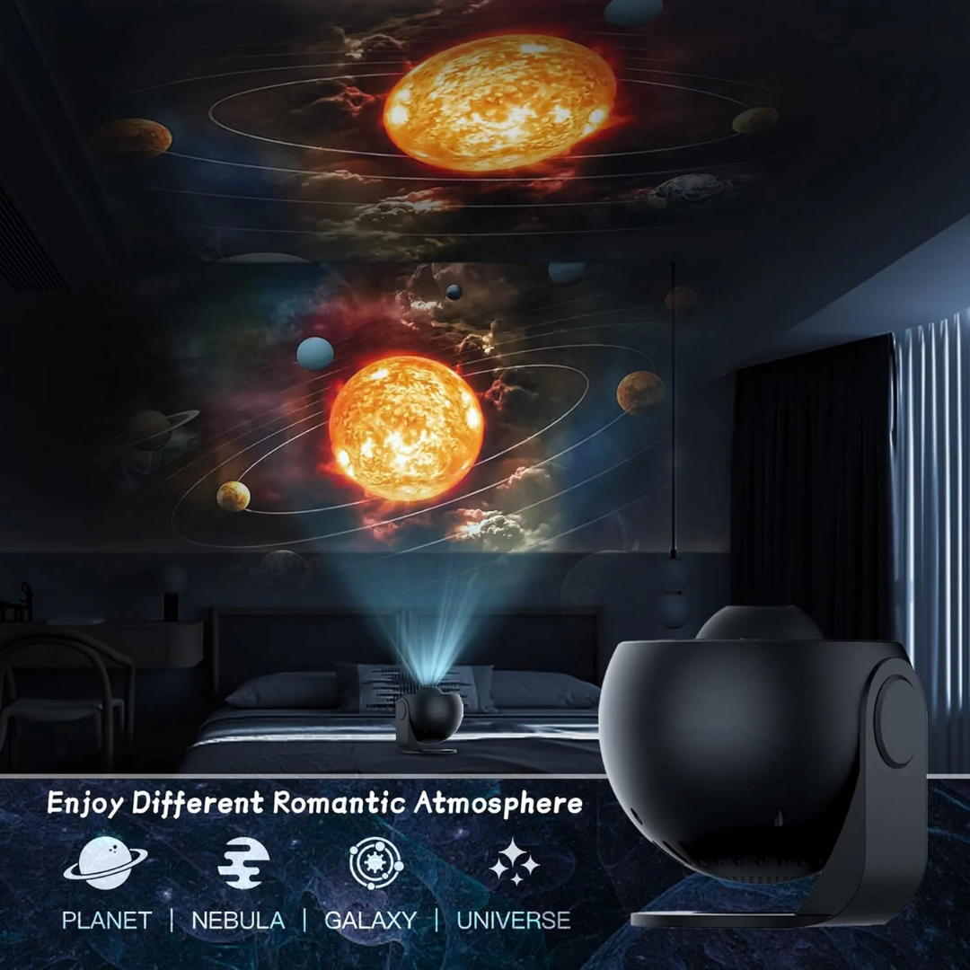 Projecteur de ciel étoilé avec 12 disques décoratifs