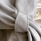 Manteau châle en mélange de microfibres