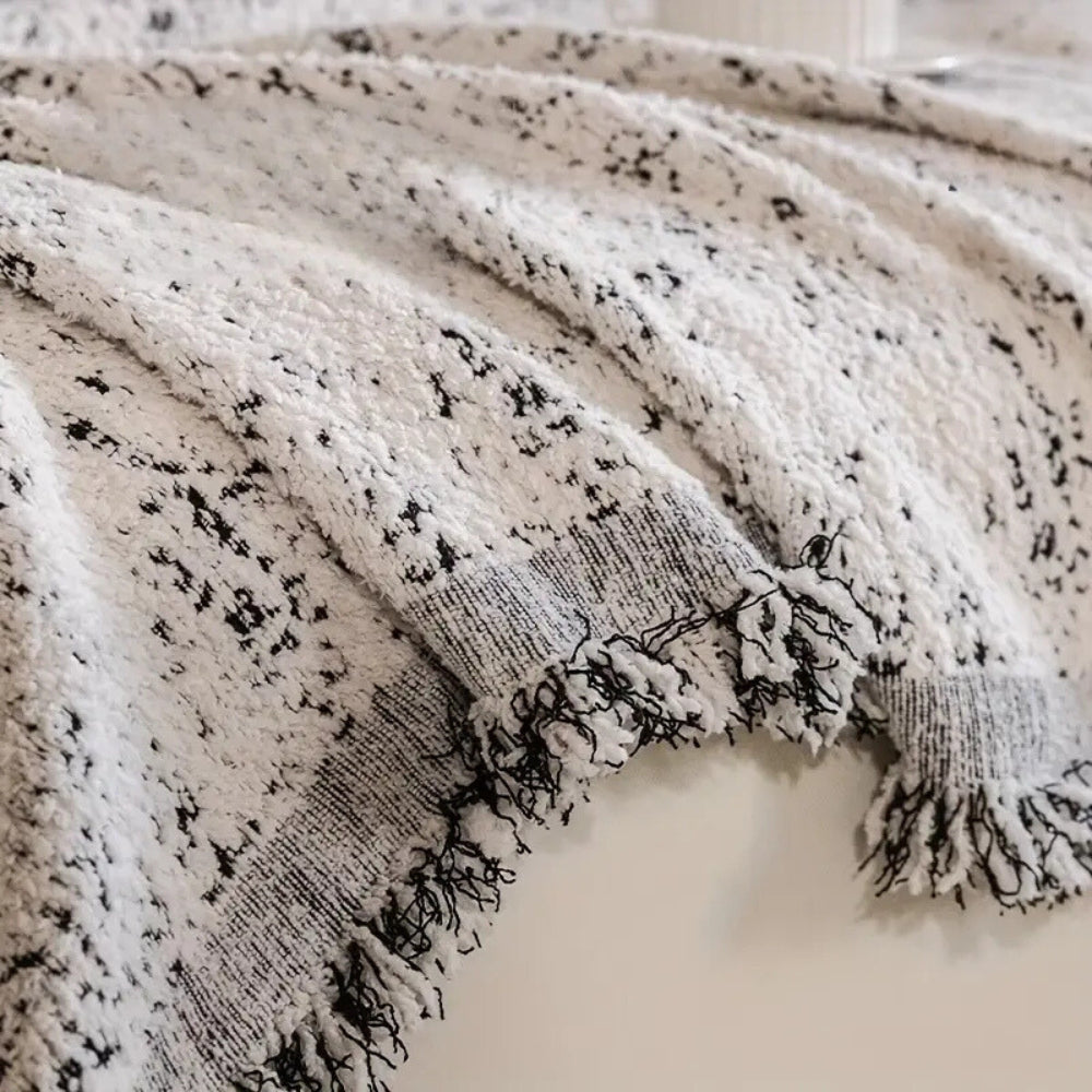 Plaid de canapé réversible à motifs bohèmes