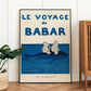 Affiche murale éléphant sur papier mat