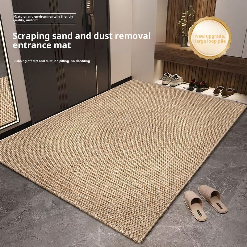 Tapis d'entrée absorbant lavable à base antidérapante