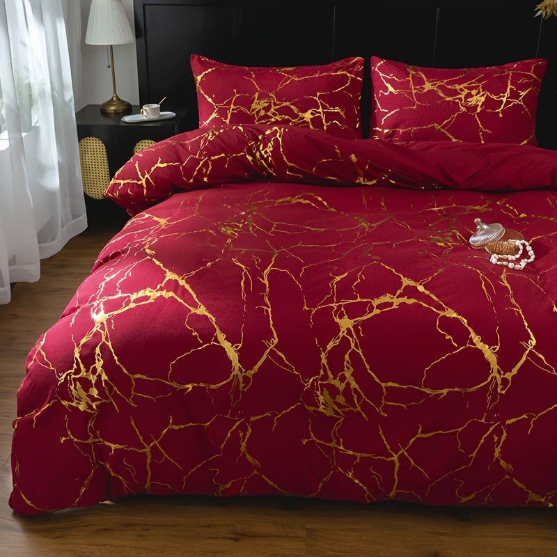 Parure de lit en tissu tissé, plusieurs motifs