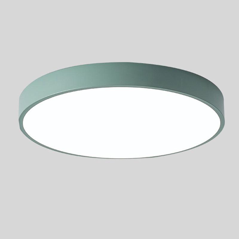 Plafonnier rond fin à trois teintes lumineuses