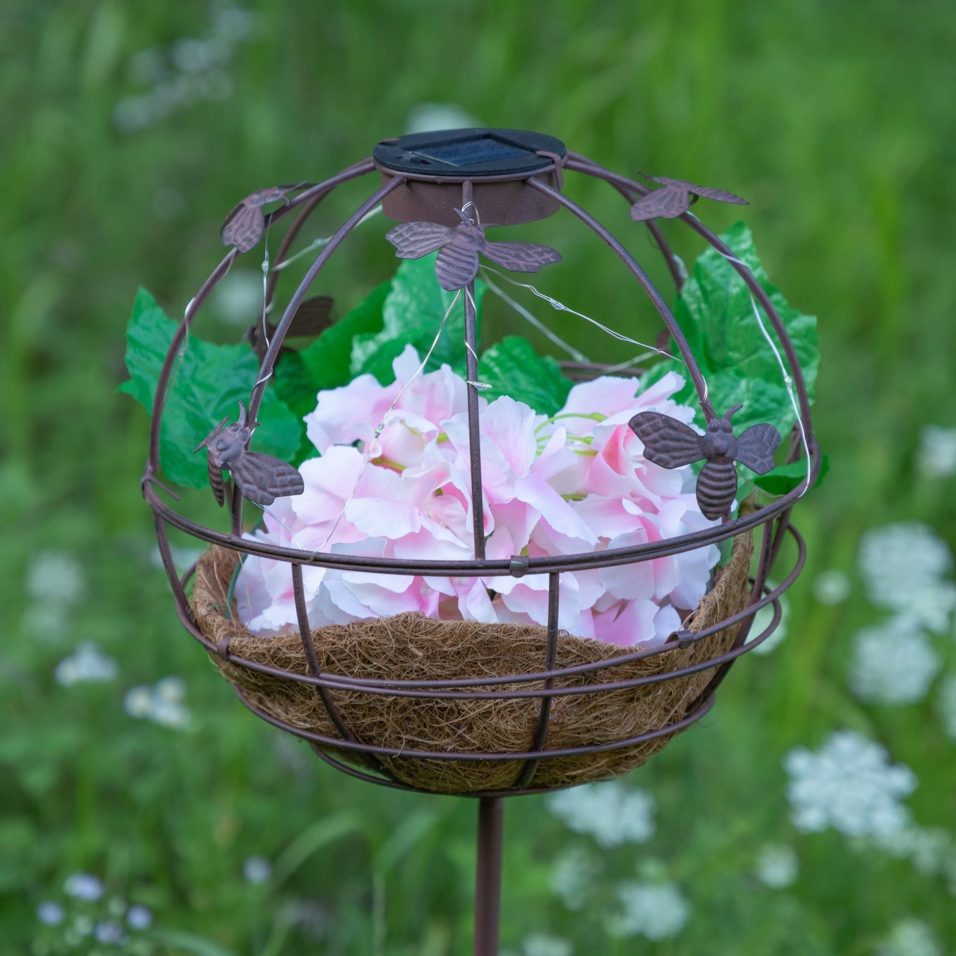 Jardinière solaire sphérique de jardin – image 3
