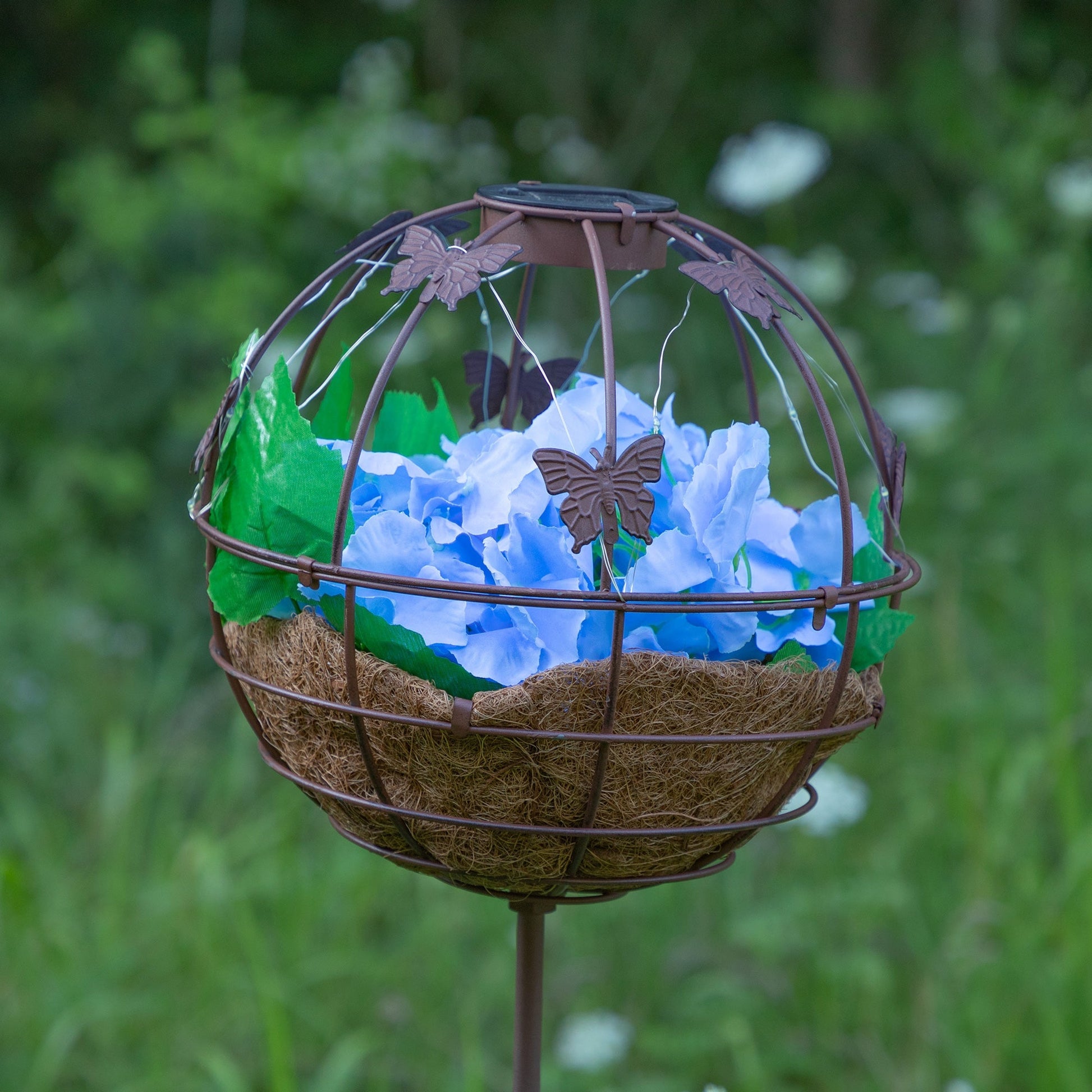 Jardinière solaire sphérique de jardin – image 12