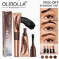 Gel teinté sourcils peel-off – Définition longue tenue – Lot de 2