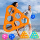 Jeu de lancer gonflable triangulaire pour piscine avec six balles – image 7