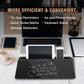 Tableau de bureau effaçable avec rangement aimanté