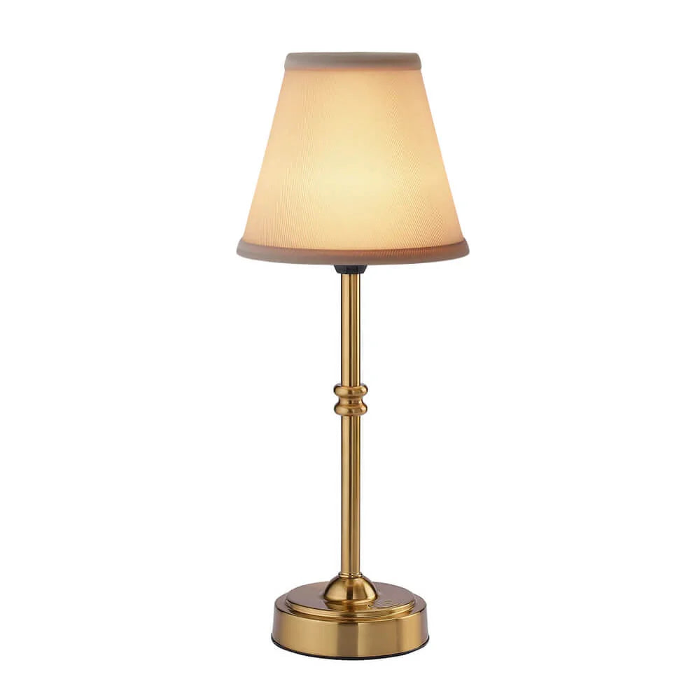 Lampe de table LED sans fil avec abat-jour textile – image 4