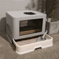 Felineau Maison de Toilette pour Chat — Double Entrée 360° Pliable