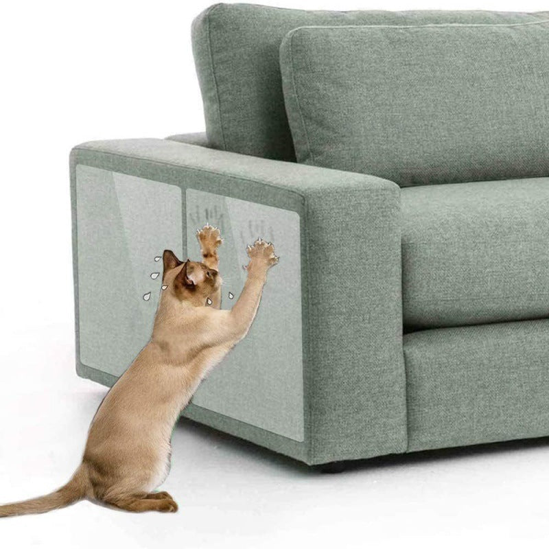 Felineau Film Protecteur Anti-Griffures Transparent pour Chat | Autocollant Auto-Adhésif Meubles
