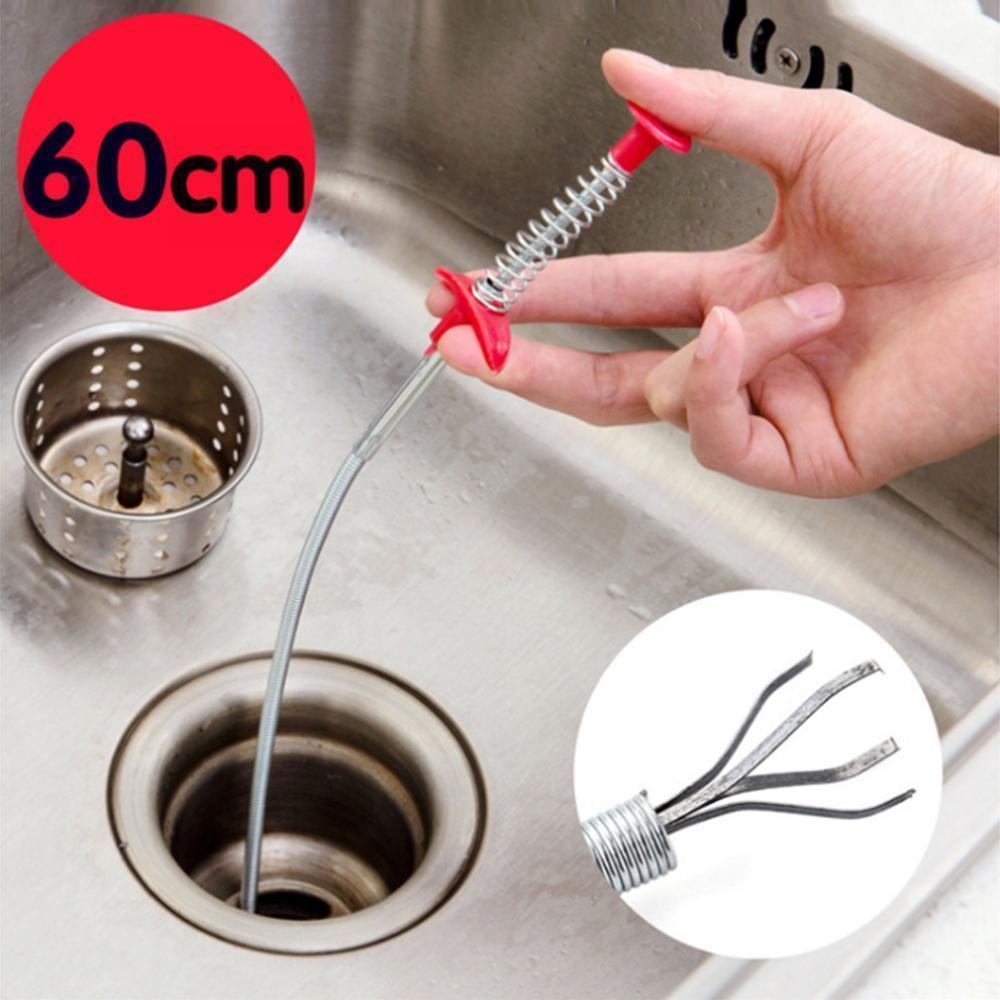Crochets flexibles de débouchage 60 cm – lot de 2