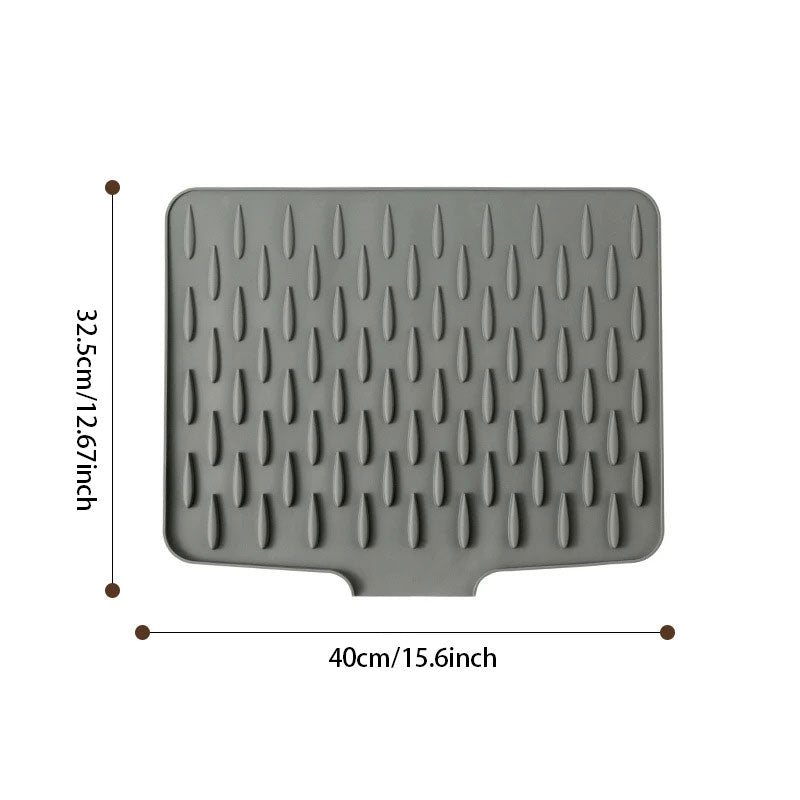 Tapis d’égouttage incliné en silicone