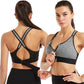Lot de 2 brassières de sport à fermeture devant