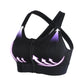 Lot de 2 brassières de sport à fermeture devant