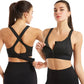 Lot de 2 brassières de sport à fermeture devant