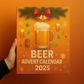 Calendrier de l’Avent à 24 mini-bouteilles décoratives en résine