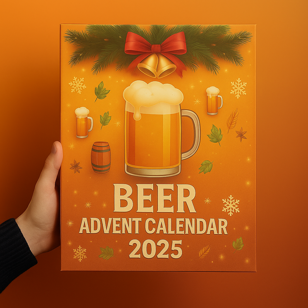Calendrier de l’Avent à 24 mini-bouteilles décoratives en résine