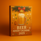 Calendrier de l’Avent à 24 mini-bouteilles décoratives en résine