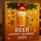 Calendrier de l’Avent à 24 mini-bouteilles décoratives en résine