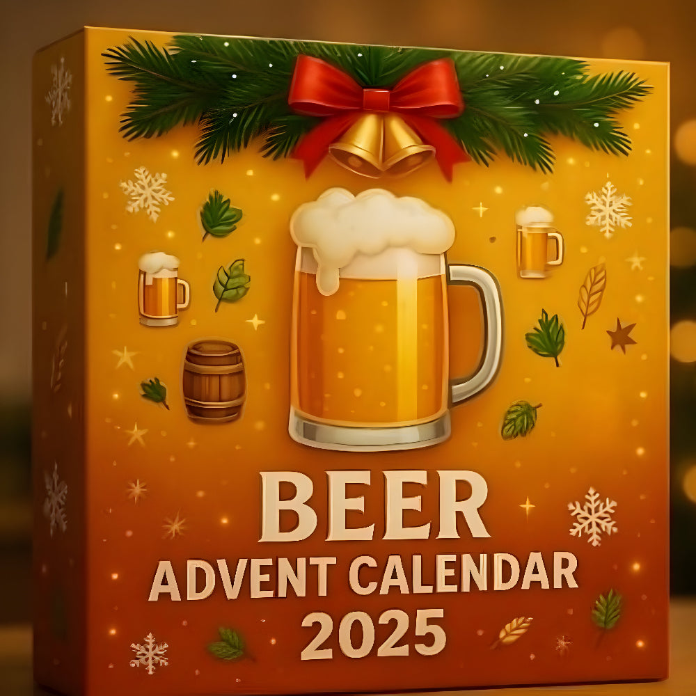 Calendrier de l’Avent à 24 mini-bouteilles décoratives en résine