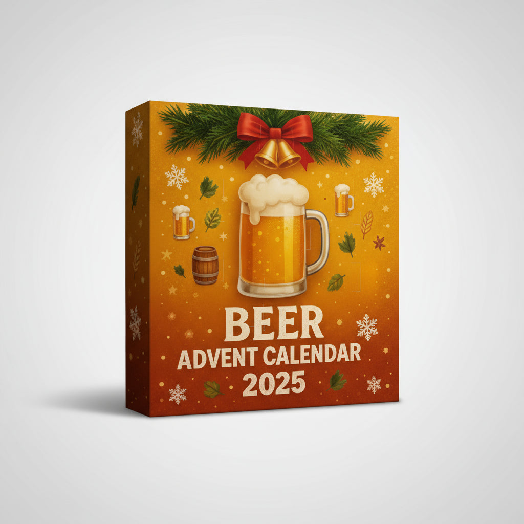 Calendrier de l’Avent à 24 mini-bouteilles décoratives en résine