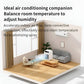 Ventilateur de bureau rechargeable avec brumisation, réservoir 500 ml