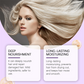 Masque capillaire violet pour cheveux blonds et gris