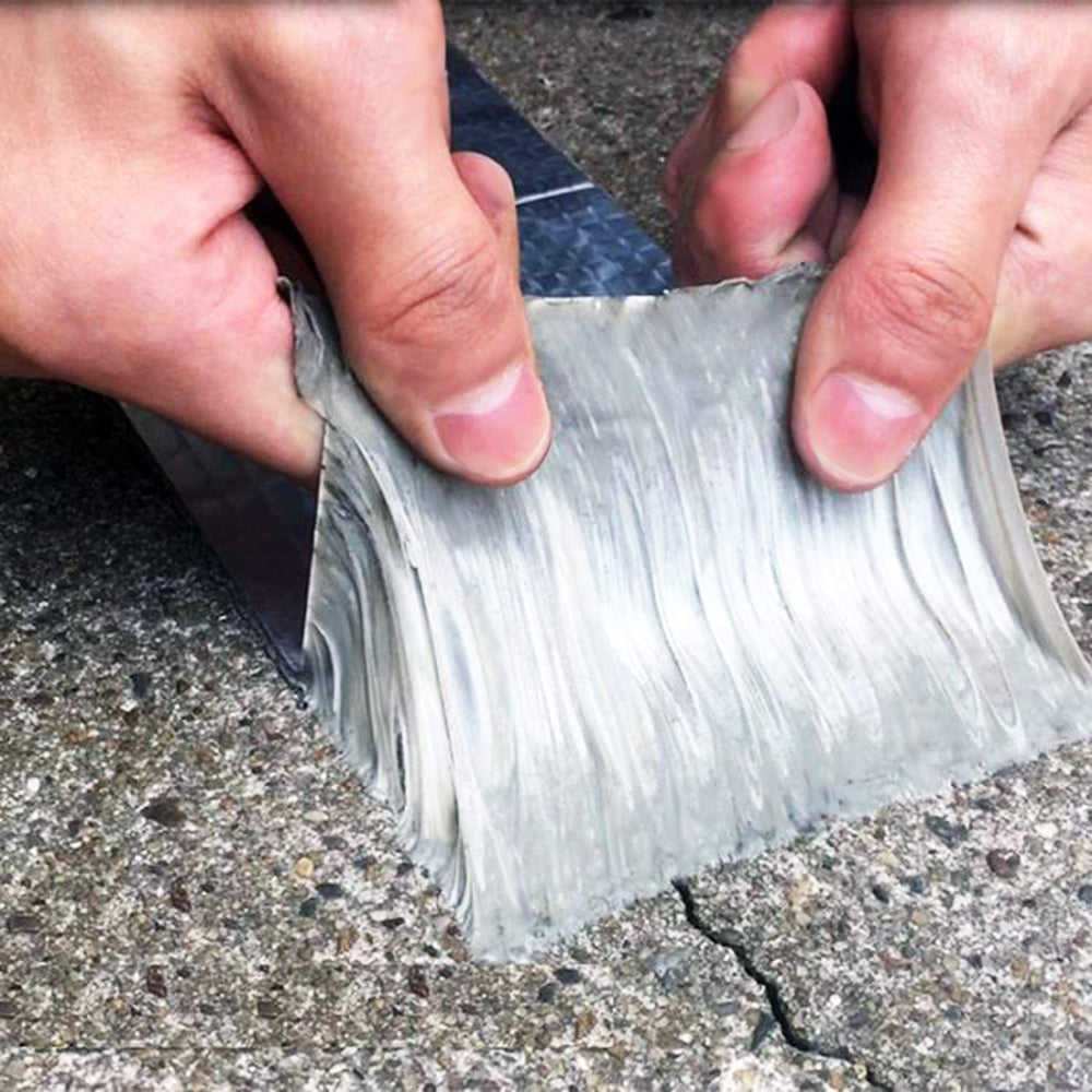 Ruban de réparation en butyle avec surface aluminium