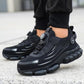 Chaussures de travail homme à fermeture rotative et semelle profilée