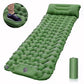 Matelas de camping gonflable avec pompe à pied et oreiller